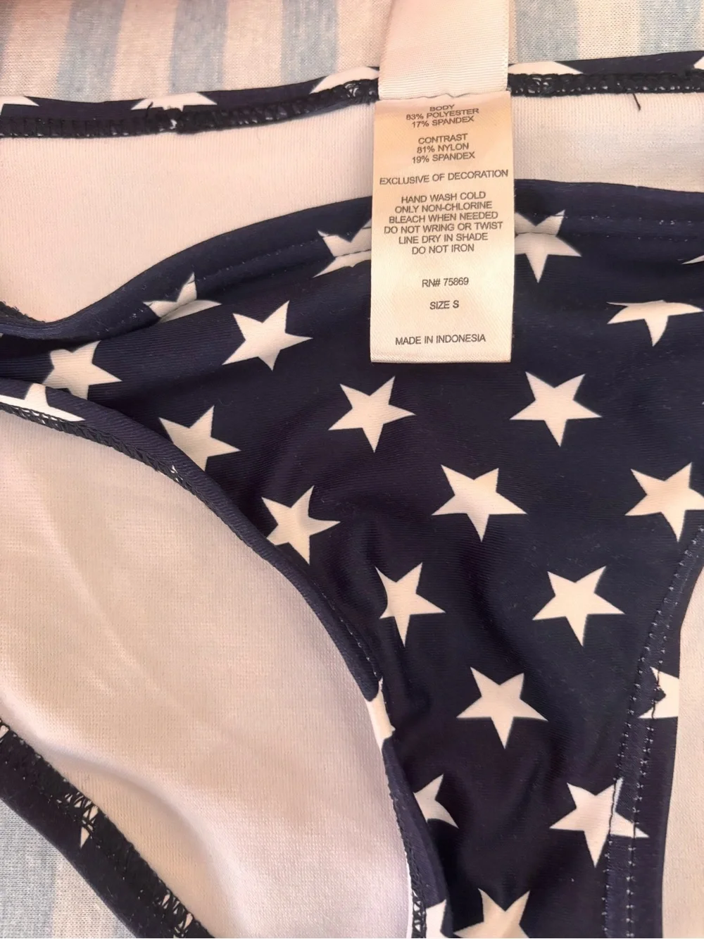 American Flag Swim Bottoms Lauren James